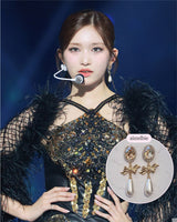 [IVE Leeseo Piercing] Golden Shadow and Ribbon Piercing