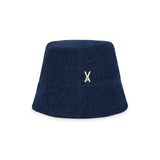VA Stud Non Washing Denim Drop Bucket Hat / Indigo