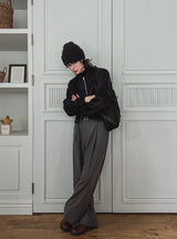 Paul No Collar Wool Jacket