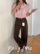 Cotton wide pants(4color)