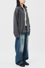 Junky Knitted Zip Up (3color)