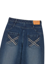 GRAFFITY DENIM PANTS (INDIGO)