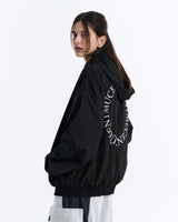 BACK ROUND WINDBREAKER (Black, Charcoal)