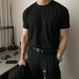 ヘンデスファーストマッスルフィットアイスバントショートスリーブTシャツ