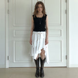 Fors sleeveless blouse (black)