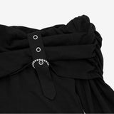 アヌオフショルダーバックルtシャツ
