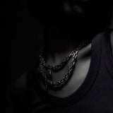 [ORDER MADE] PIPE CHAIN NECKLACE (400 mm)