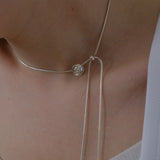 Rose rosy necklace