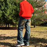 Semi-Wide Side Banding Denim