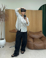 Tebe striped linen shirt