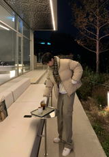 [In-house production]  ファーストコーデュロイカーゴストリングワイドパンツ