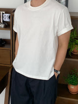 ベーシック クロップ ショートスリーブTシャツ