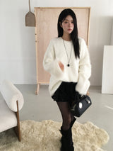 Furry over knit