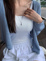 Setter Linen Crop Knit Cardigan / 9 colors