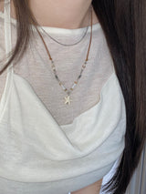 Surgical Steel Starfish Pearl necklace