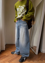 ドハカットバルーンデニムパンツ