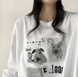 Toto Cute Dyed Print Sweatshirt