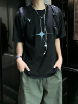 クロススター半袖Tシャツ6C
