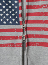 US クロップヴィンテージフードジップアップ (No.858)