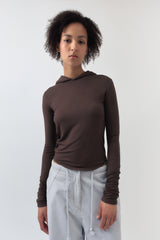 Comfort Slim Hoody / Brown