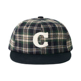 Cロゴ チェック キャップ (Green Check)