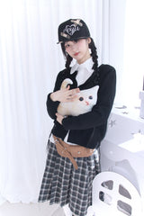 Pastel Round Knitwear Cardigan (2colors)