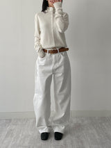[Unisex] ステッチコットンワイドパンツ