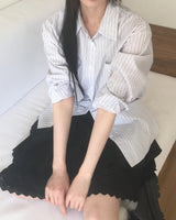 ホルツ ストライプ バック ストリング シャツ