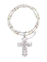 [KISS OF LIFE haneul wear] ✞ cross beads necklace ✞