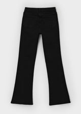[B-DENIM] ヒーティングブラックブーツカット 047