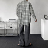 ENOC Oversize Fit Knock Check Shirt (2 colors)