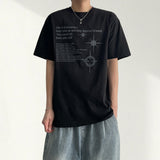 フィールド レタリング ヴィンテージ ボクシーフィット ショートスリーブ Tシャツ