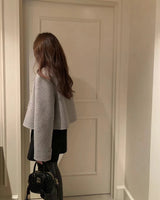 Little Paris Double-breasted Short Wool Coat