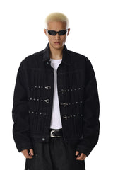 Vintage Buckle Denim Jacket