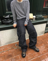 No.1705 E cago denim PT (3color)