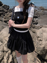 Kandi Bustier 半袖Tシャツ ノースリーブ セット
