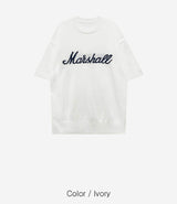 No.0740 M lettering half KNIT (3color)
