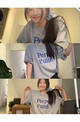 パルフェコットンルーズフィット半袖Tシャツ