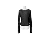 Oppo Two-Way Button Ribbed Knit Cardigan
