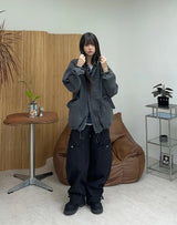Aken Vintage Curved Pocket Pants