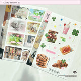 Lucky dessert sticker