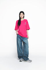 25SS デストロイデニムバドパンツ ブルー