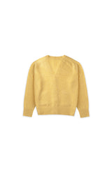 Nuts v-neck cardigan_butter