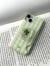 Apple Mint Grid Card Hard Case