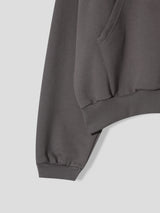 Low-Tone High Neck Crop Hoodie (3color) (No.998)