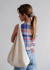 Basic Silky Scrunchie_Small_Beige