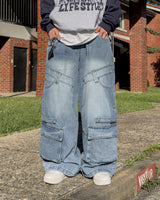 Jeban Utility Cargo Denim