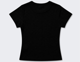 ストレッチコットンスリムショートスリーブTシャツ ブラック