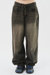 Pasrty Brown Washed Denim