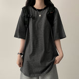 Color matching Dangara boxy fit short sleeve 